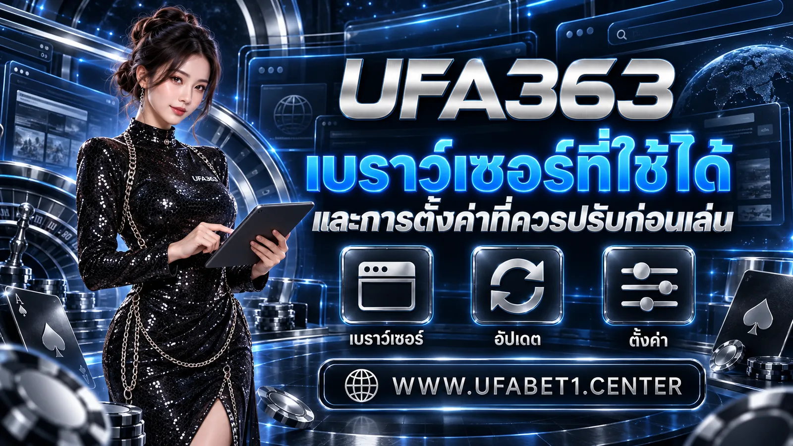 เบราว์เซอร์ที่ใช้ได้และการตั้งค่าที่ควรปรับก่อนเล่น
