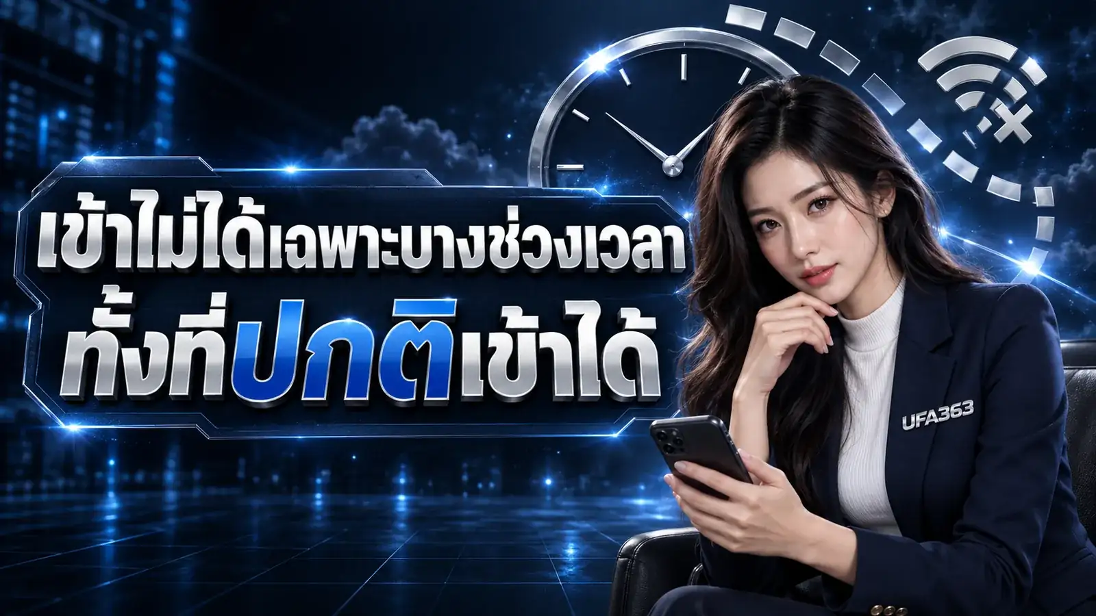 เข้าไม่ได้เฉพาะบางช่วงเวลา ทั้งที่ปกติเข้าได้