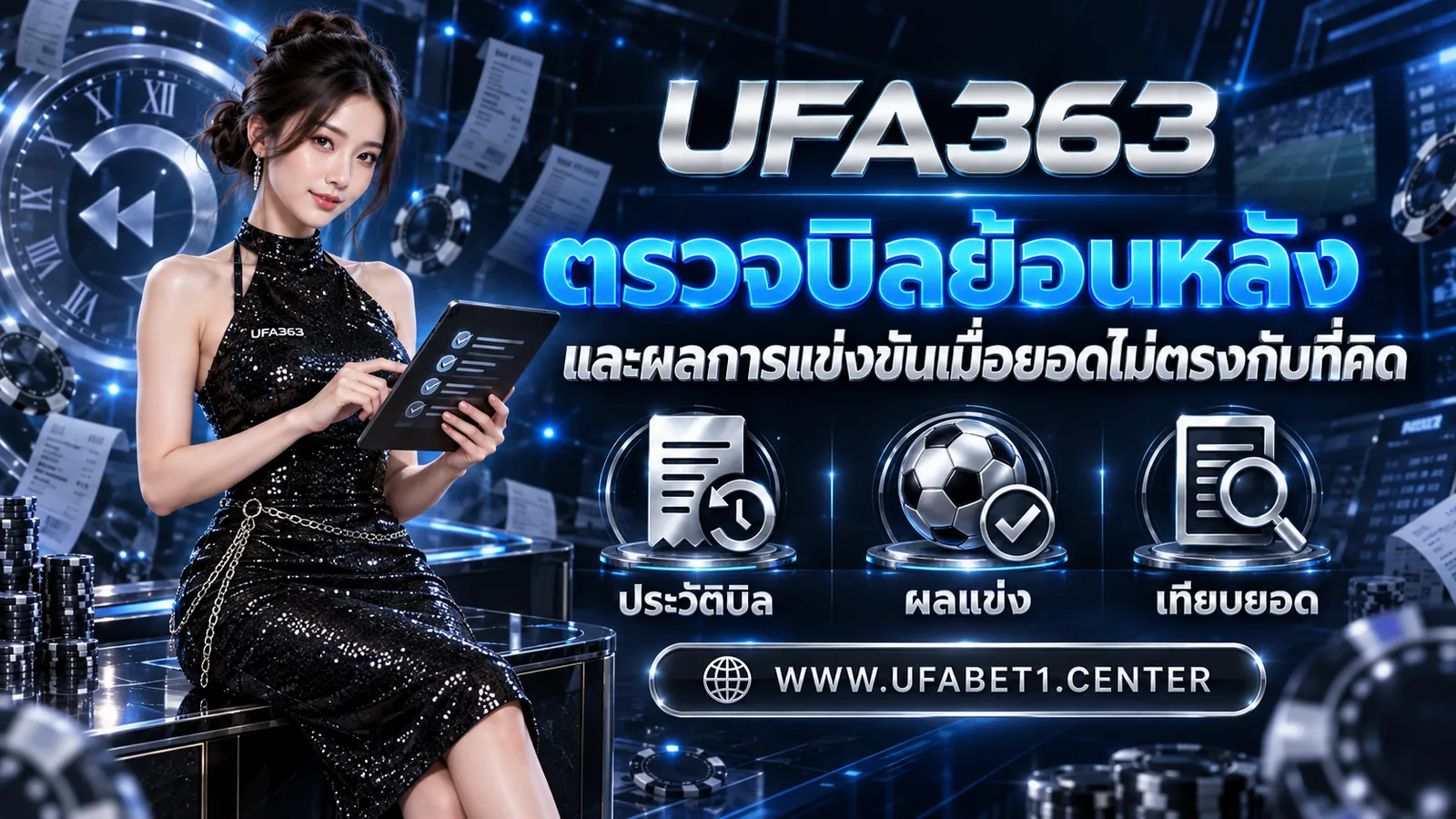 ตรวจบิลย้อนหลังและผลการแข่งขันเมื่อยอดไม่ตรงกับที่คิด