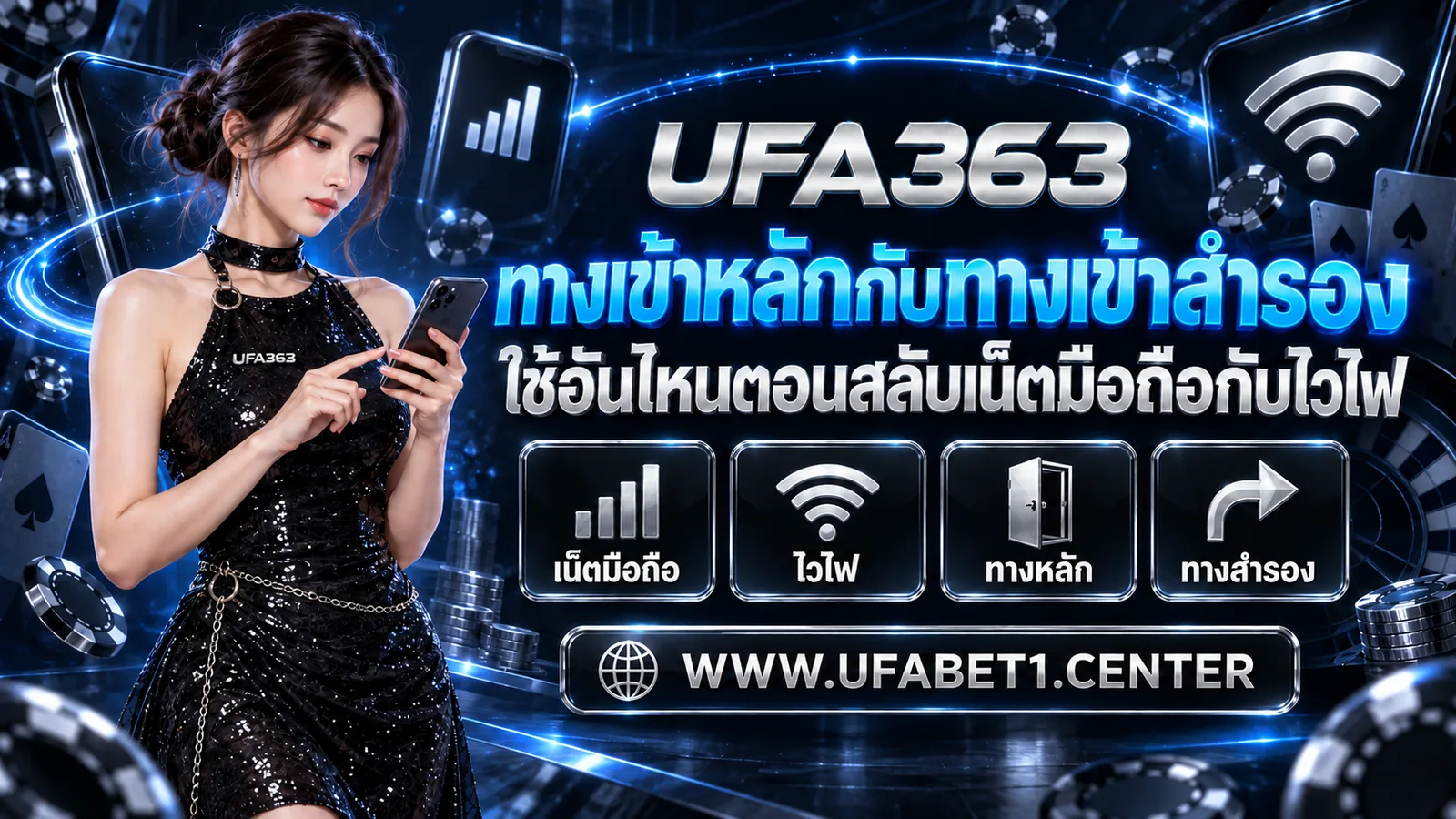 ทางเข้าหลักกับทางเข้าสำรอง ใช้อันไหนตอนสลับเน็ตมือถือกับไวไฟ
