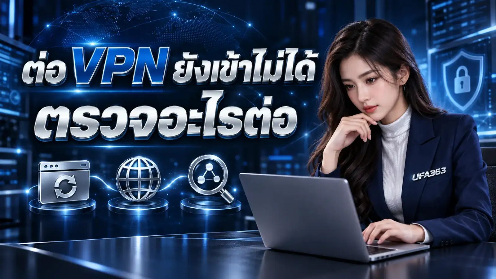 ต่อ VPN แล้วยังเปิดหน้าเว็บไม่ขึ้น ตรวจอะไรต่อ