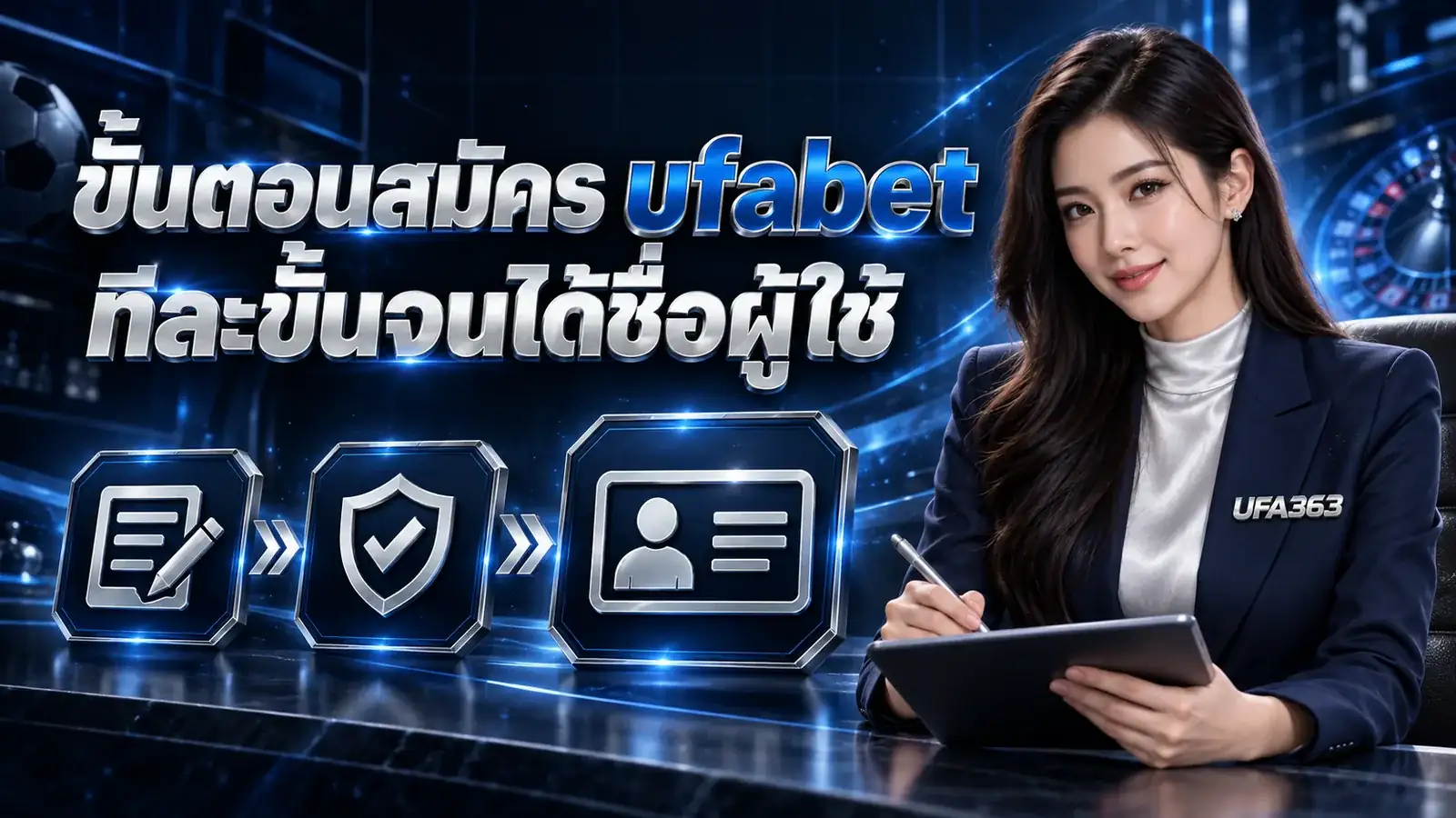 ขั้นตอนสมัคร ufabet ทีละขั้นจนได้ชื่อผู้ใช้