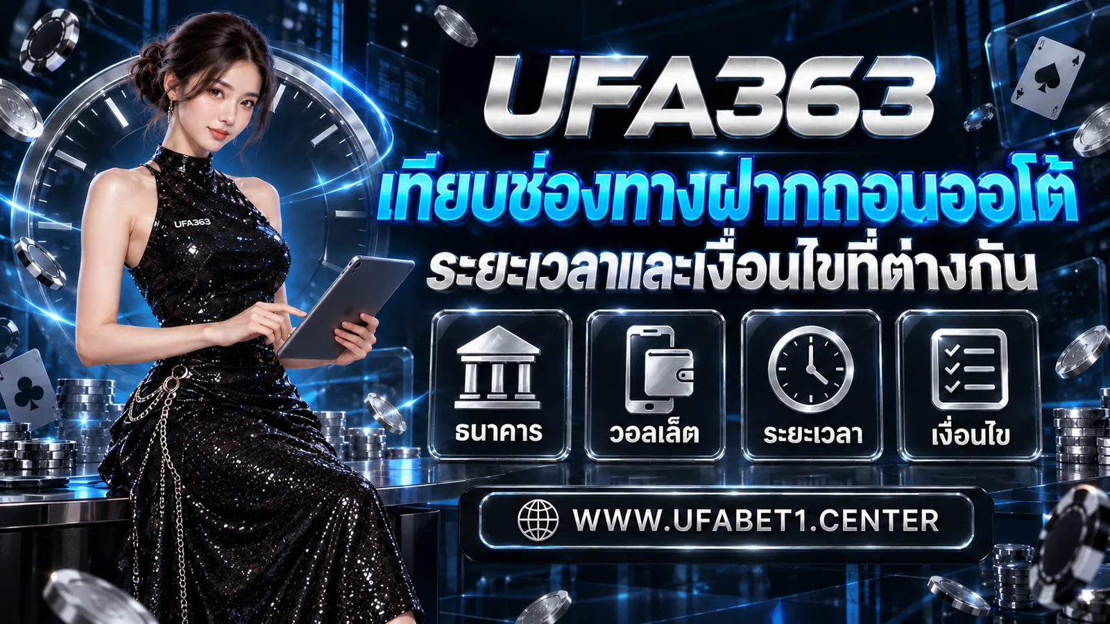 เทียบช่องทางฝากถอนออโต้ ระยะเวลาและเงื่อนไขที่ต่างกัน