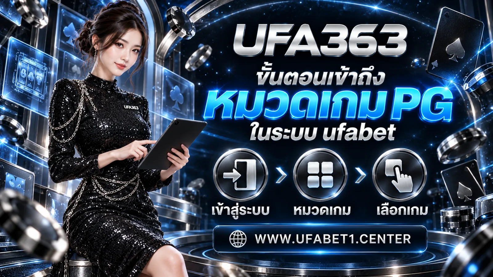 ขั้นตอนเข้าถึงหมวดเกม PG ในระบบ ufabet